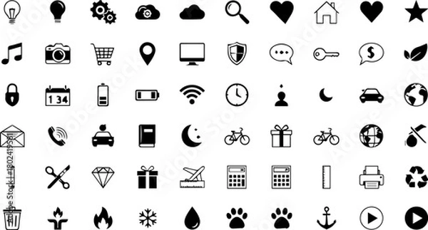 Fototapeta Serene mountain range reflecting in a calm lake at golden hour light