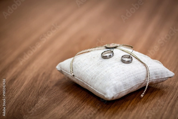 Fototapeta Trauringkissen