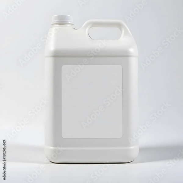 Obraz "One Gallon Plastic Container Isolated on White Background". 1 gallon jug