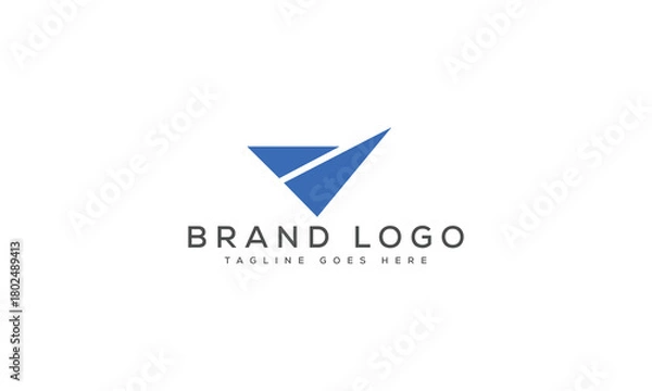 Obraz letter V logo design vector template design for brand.