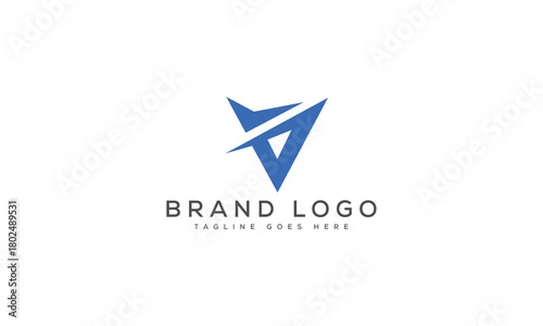 Obraz letter V logo design vector template design for brand.