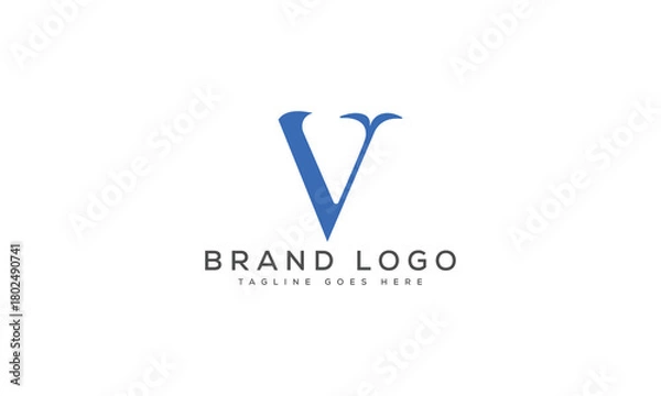 Obraz letter V logo design vector template design for brand.