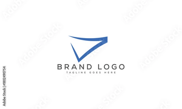 Obraz letter V logo design vector template design for brand.