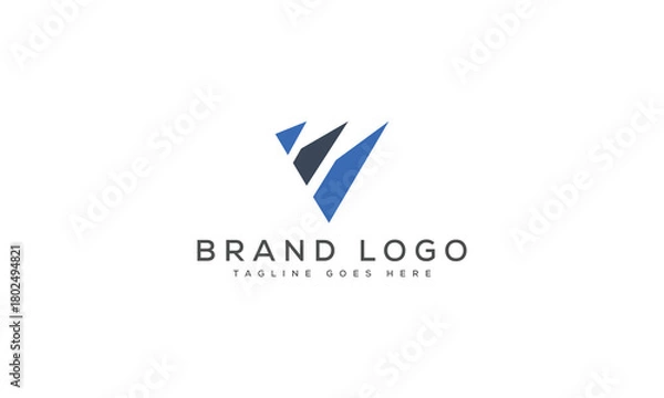 Obraz letter V logo design vector template design for brand.