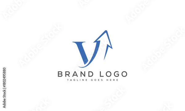 Obraz letter V logo design vector template design for brand.