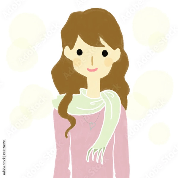 Obraz 上品な雰囲気の女の子