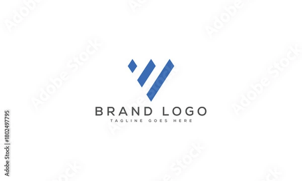 Obraz letter V logo design vector template design for brand.