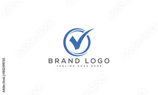 Obraz letter V logo design vector template design for brand.
