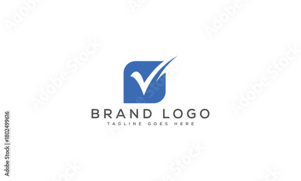 Obraz letter V logo design vector template design for brand.