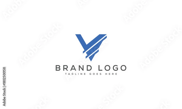 Obraz letter V logo design vector template design for brand.