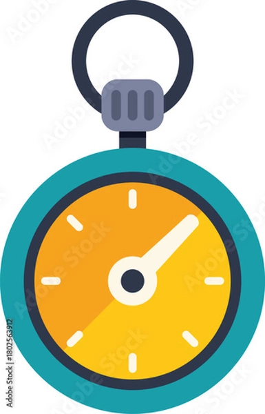 Fototapeta Classic stopwatch is ticking, indicating that time is passing quickly