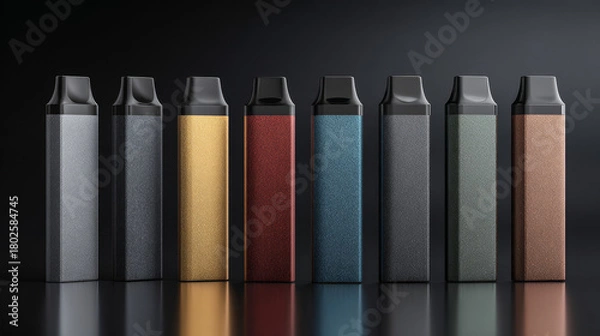 Fototapeta Electronic cigarettes and tech-based smoking devices, including the IQOS heated tobacco system.
