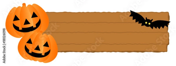 Obraz ハロウィンの看板