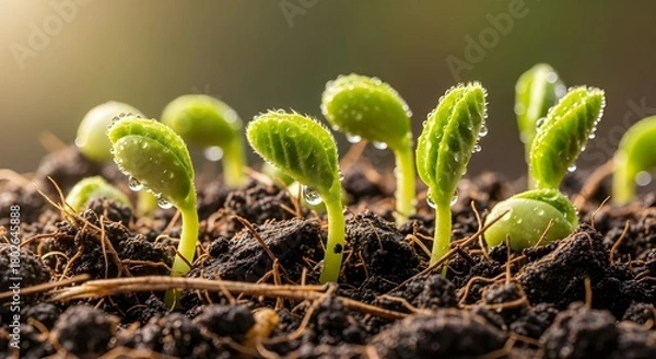 Obraz Soybean plant seedling