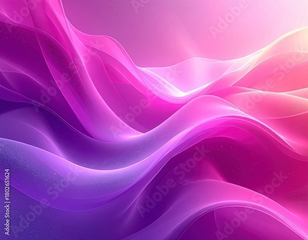 Obraz Colorful Abstract Light Waves Background. Generated image