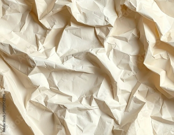 Obraz Crumpled Paper Texture. Generated image