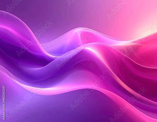 Obraz Colorful Abstract Light Waves Background. Generated image