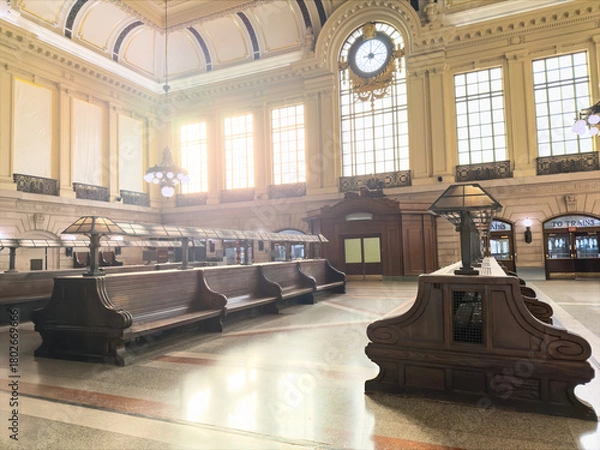 Obraz Old Hoboken train station