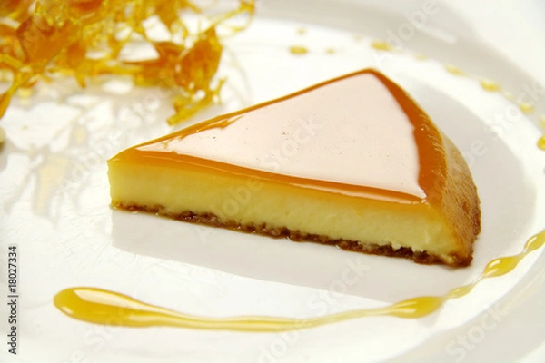 Obraz Creme Caramel Slice
