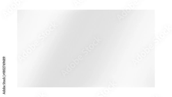 Obraz Shiny transparent glass panel, plastic sheet. Clear glass on a transparent background. Realistic window, laptop and TV screen glare. See-through PNG