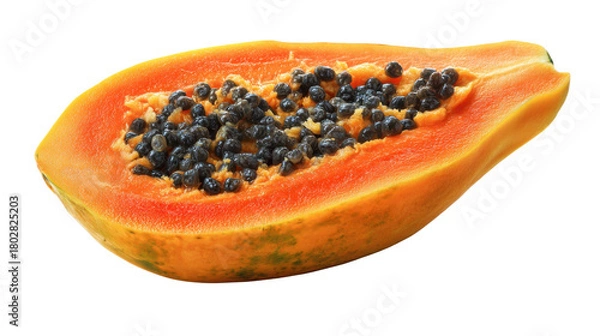 Obraz papaya isolated on white background