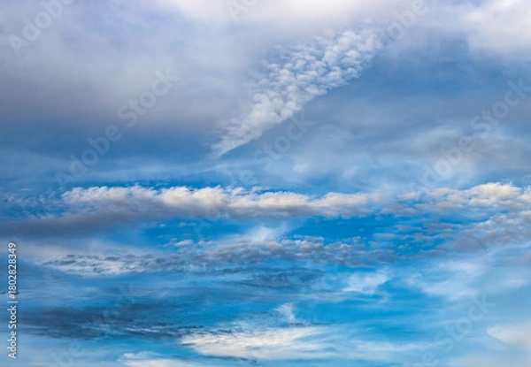 Obraz blue sky with clouds