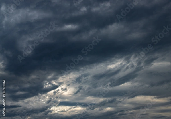Obraz storm clouds in the sky