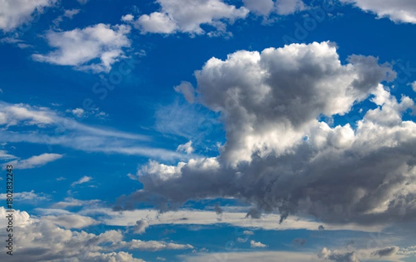 Obraz blue sky with clouds