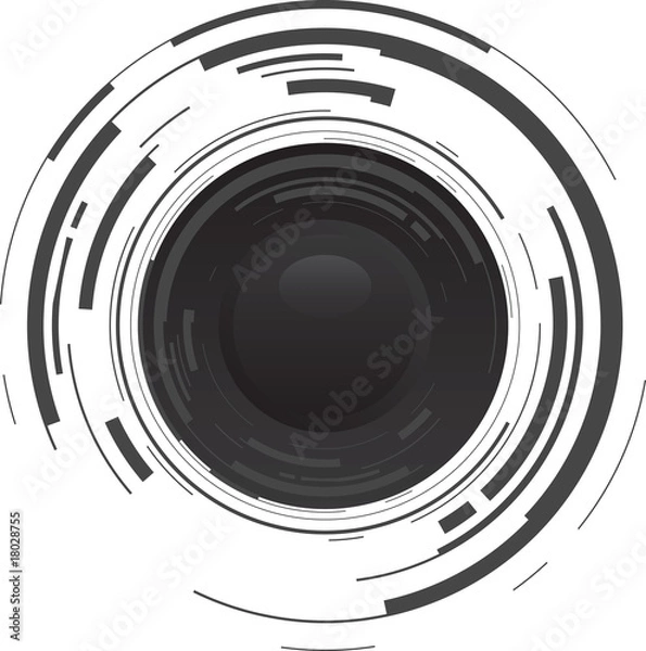 Fototapeta camera lens