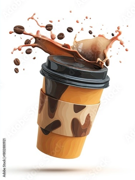 Obraz Chronos Brew The Quantum Coffee Experience