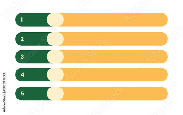 Fototapeta Illustration design template element option choice