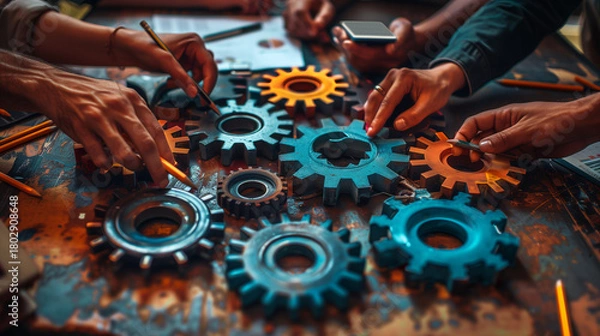 Obraz Sinergía Creativa en Acción