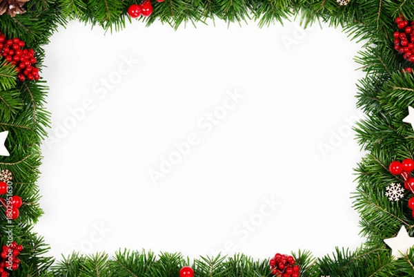 Obraz Christmas frame background close up