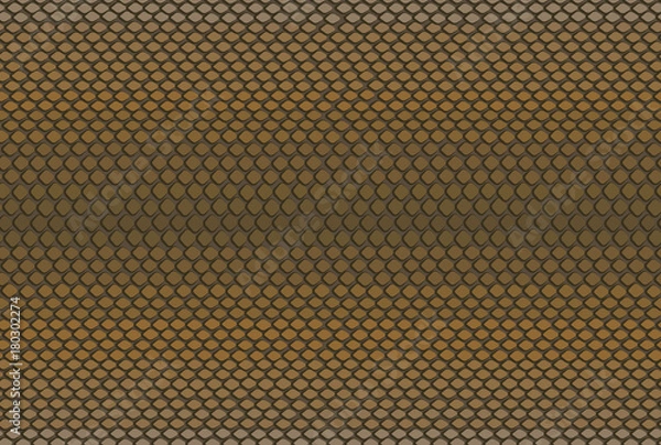 Obraz Vector seamless texture with a snake skin, python skin