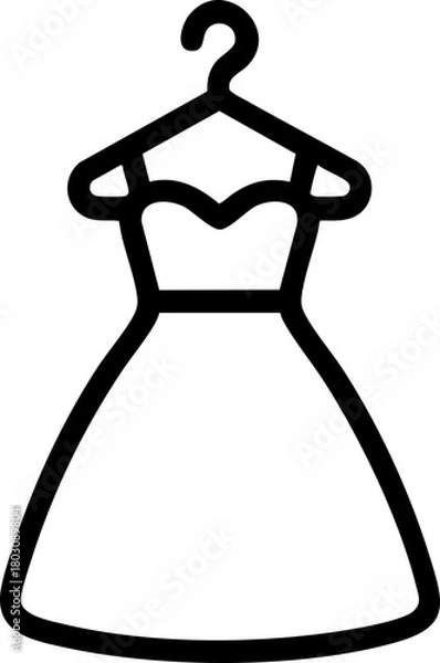 Obraz clothes hanger icon