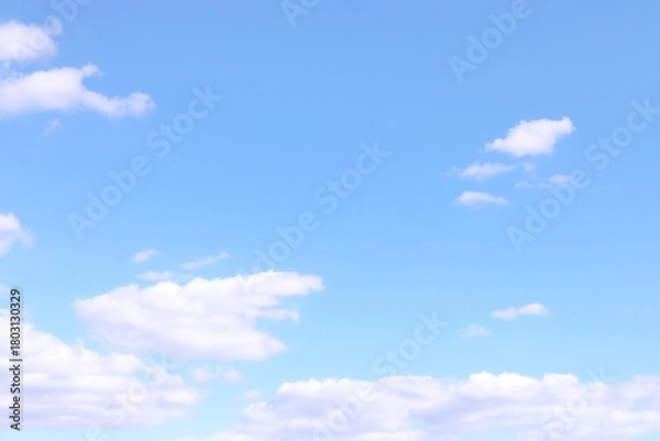 Obraz 青空と雲の風景