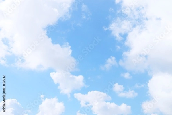 Obraz 美しい空と雲の背景