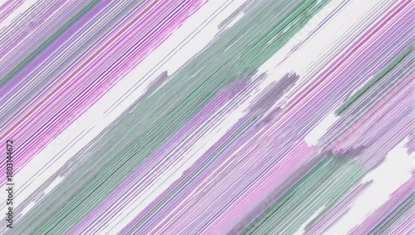 Fototapeta Abstract diagonal brushstrokes in pastel hues, creating a textured and artistic background