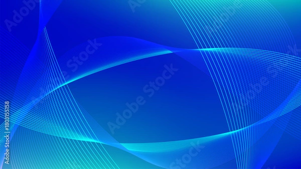 Obraz abstract blue wave background