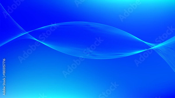Obraz abstract blue background with waves