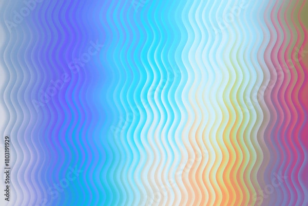 Obraz Abstract vibrant background with flowing wavy lines of color