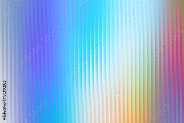 Obraz Abstract vertical lines of vibrant color blending from blue to orange