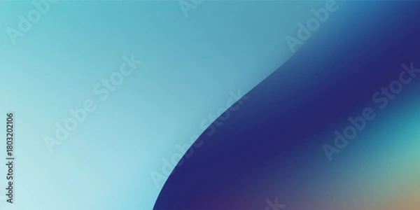 Fototapeta Abstract Gradient of Blue and Teal Colors with Smooth Transitions.