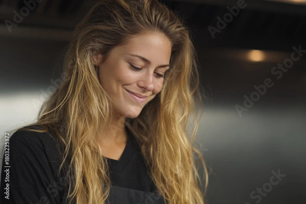 Fototapeta happy children joyfully write letters to santa claus in snowy landscape surrounded by winter wonder