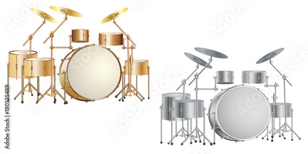 Obraz Drum_kit_set