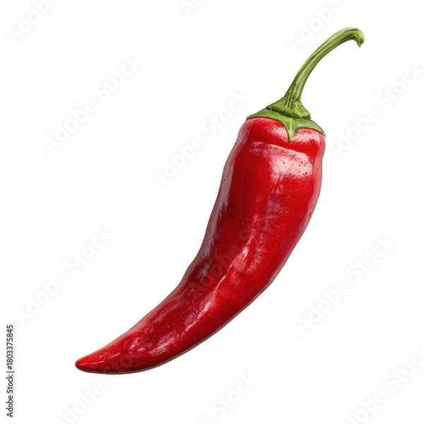Fototapeta Single Red Chili Pepper