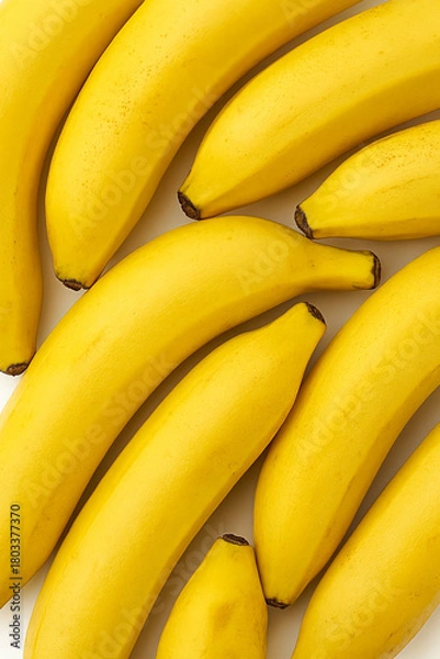 Obraz bananas on white background