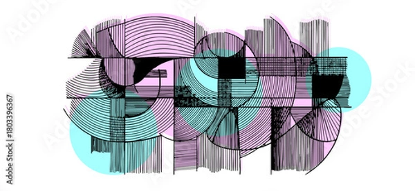Fototapeta Chromatic Linear Fusion