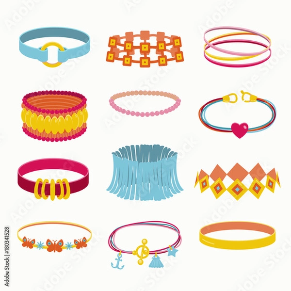Obraz Vector collection of  accessories