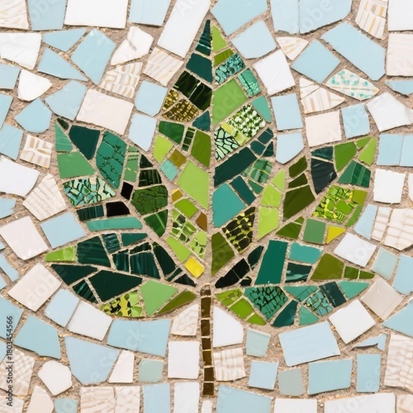 Obraz Health Mosaic Leaves